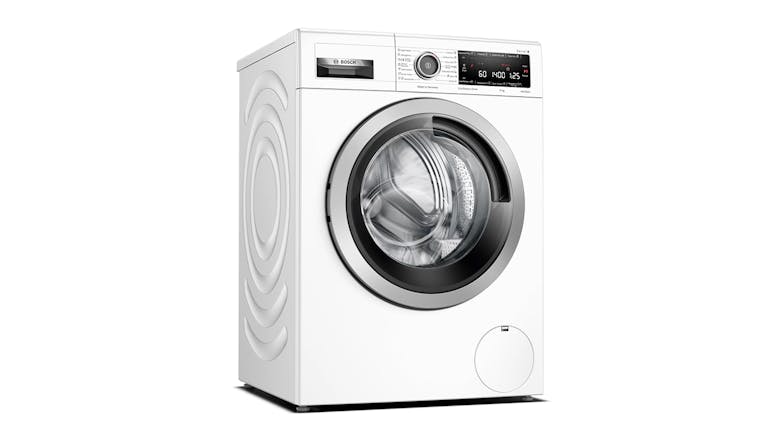 Bosch 9kg Front Loading Washing Machine & 8kg Heat Pump Condenser Dryer Package - White