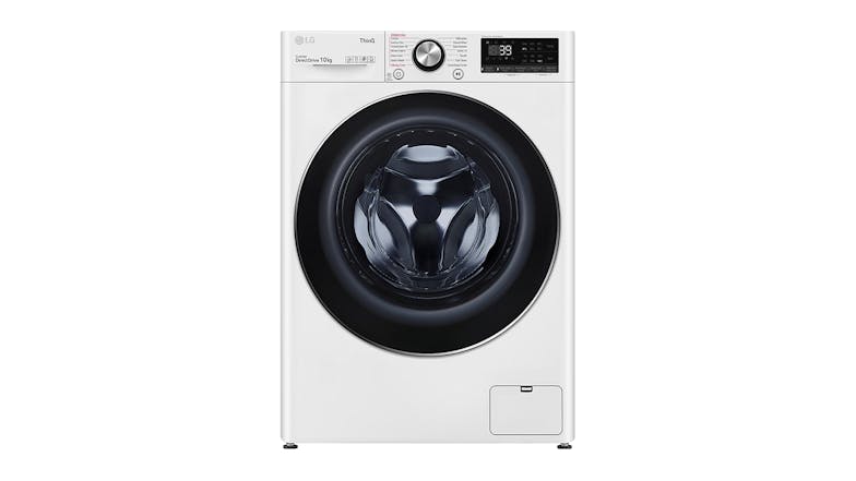 LG 10kg Front Loading Washing Machine & 9kg Heat Pump Condenser Dryer Package - White