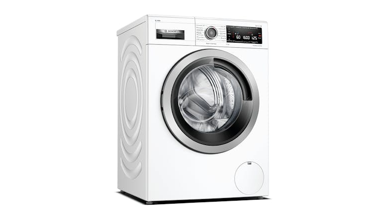 Bosch 10kg Front Loading Washing Machine & 9kg Heat Pump Condenser Dryer Package - White