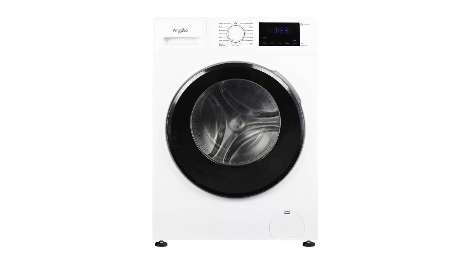 Whirlpool 8kg Front Loading Washing Machine with 15 Programs - White (FWRB8002IW)