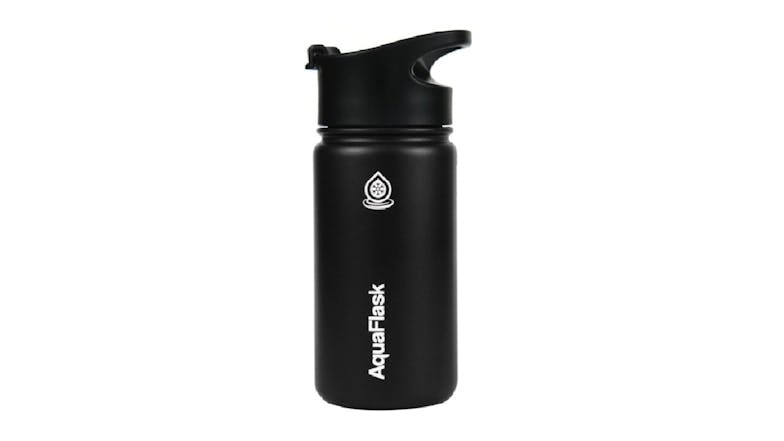 AquaFlask Original Water Bottle 414ml - Space Black