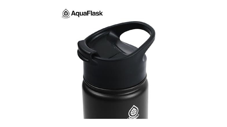 AquaFlask Original Water Bottle 414ml - Space Black