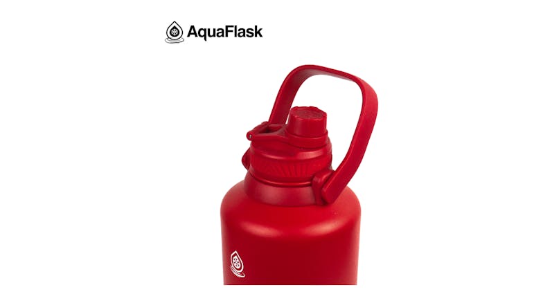 AquaFlask Original Water Bottle 1.89L - Cherry Red