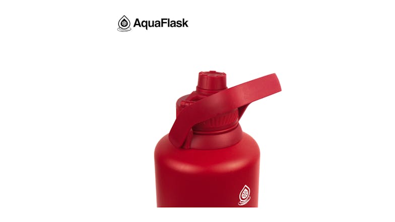 AquaFlask Original Water Bottle 1.89L - Cherry Red