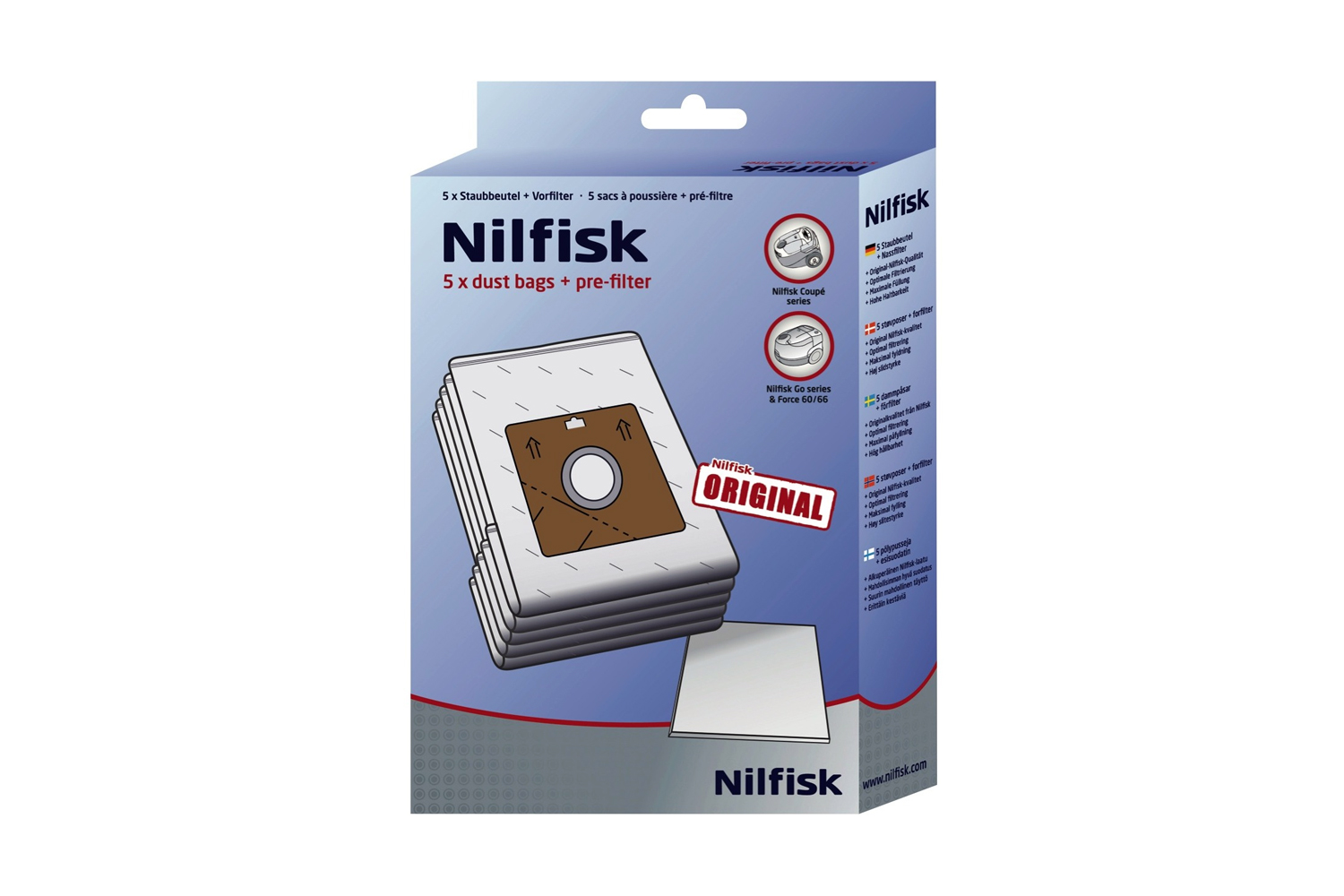 Nilfisk Coupe/Force Series Vacuum Bags Harvey Norman New Zealand