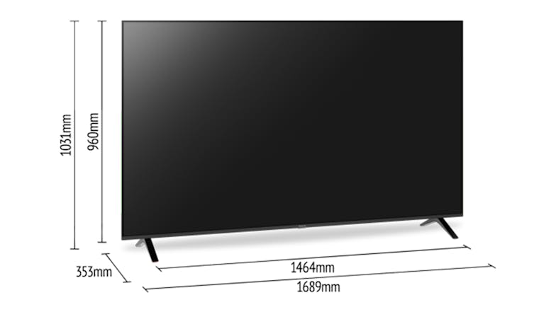 Panasonic 75" W70A Smart 4K Google LED TV (2024)