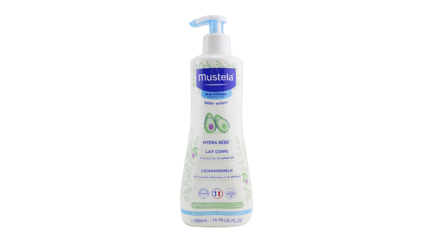 Mustela Hydra-Bebe Body Lotion With Organic Avocado - Normal Skin - 500ml/16.9oz