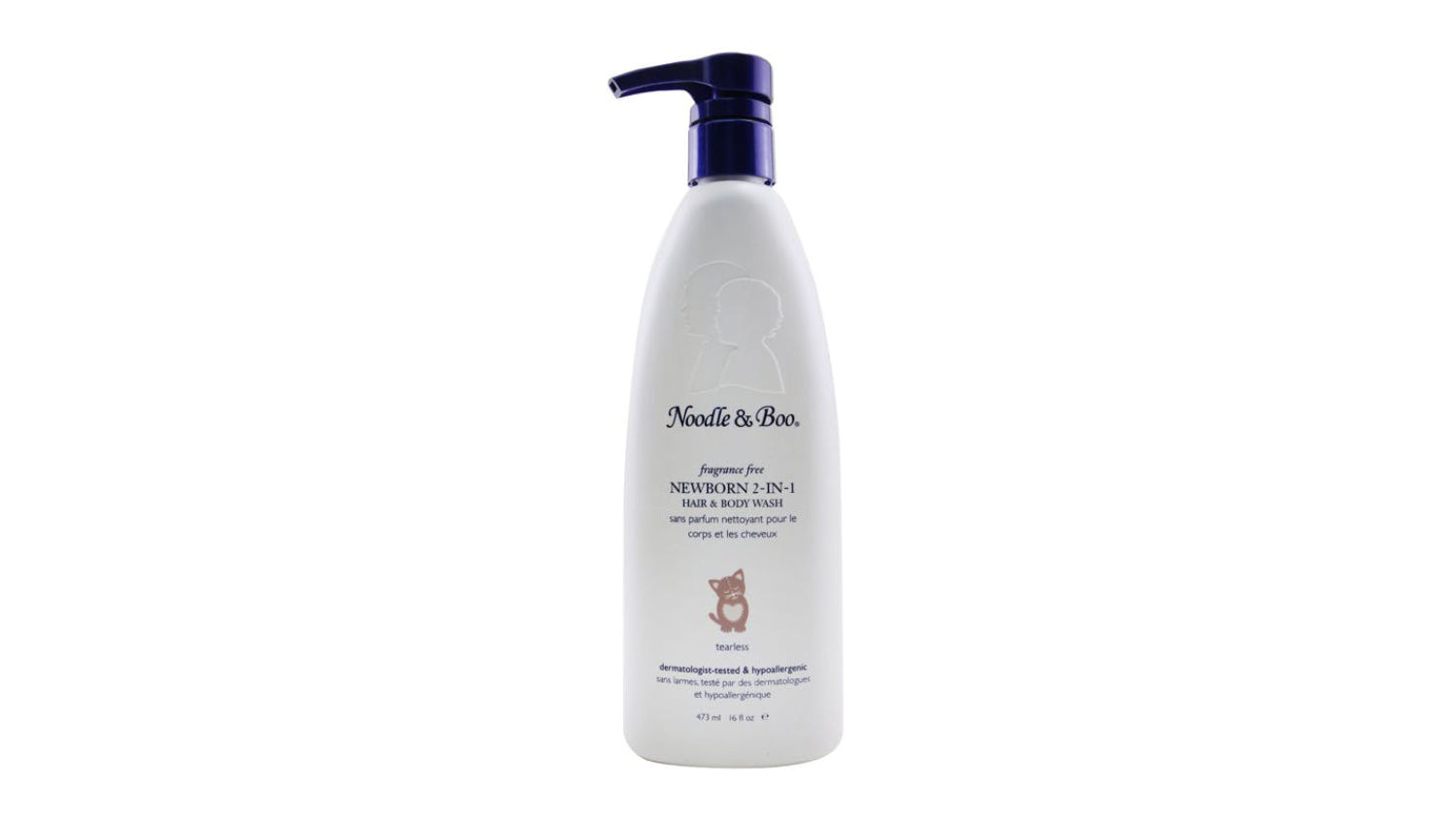 Noodle &amp; Boo Newborn 2-in-1 Hair &amp; Body Wash - Fragrance Free - 473ml/16oz