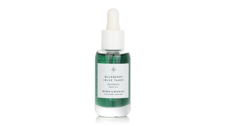 Bjork & Berries Blueberry+ Blue Tansy Restoring Face Oil - 30ml/1oz