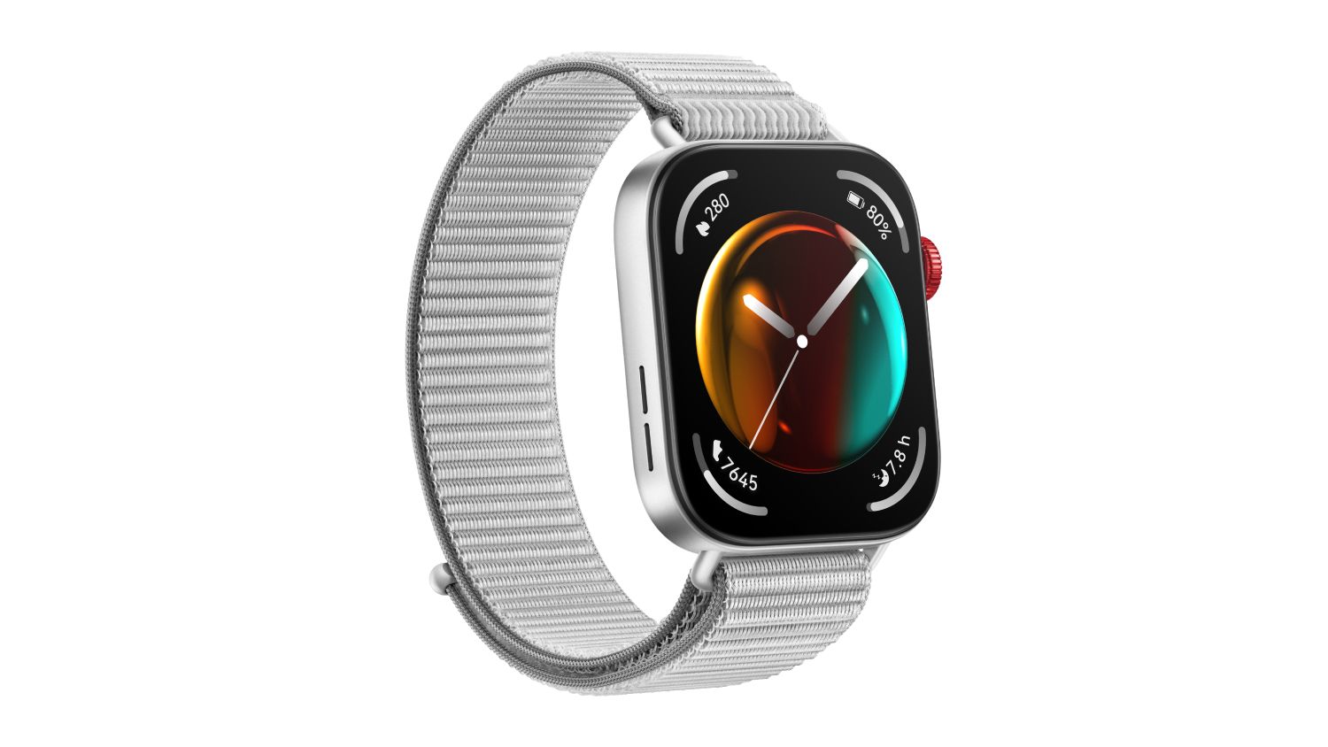 Huawei Watch Fit 3 Smartwatch - Aluminium Alloy Case with Grey Nylon Strap (GPS, Bluetooth)