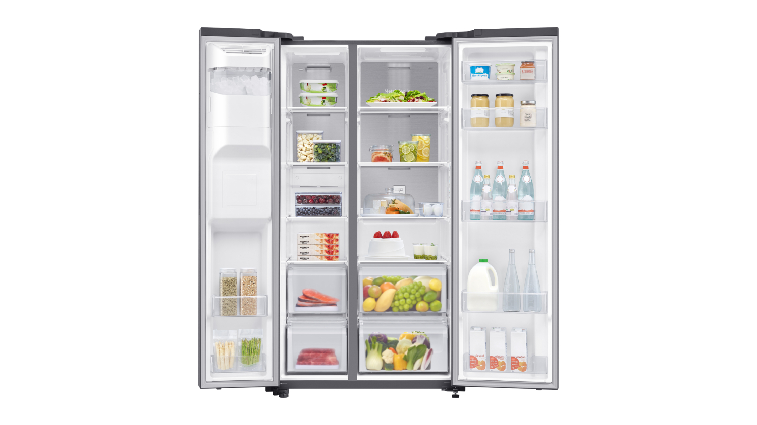 Samsung 635L Side by Side Fridge Freezer with Ice & Water Dispenser