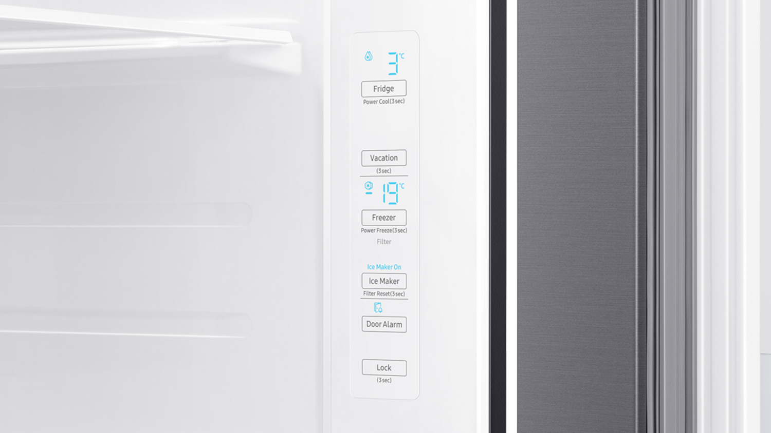 Samsung 635L Side by Side Fridge Freezer with Ice & Water Dispenser