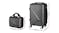Wanderlite Modern Luggage Set 30/50cm 2pcs. - Black