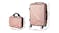 Wanderlite Modern Luggage Set 30/50cm 2pcs. - Rose Gold