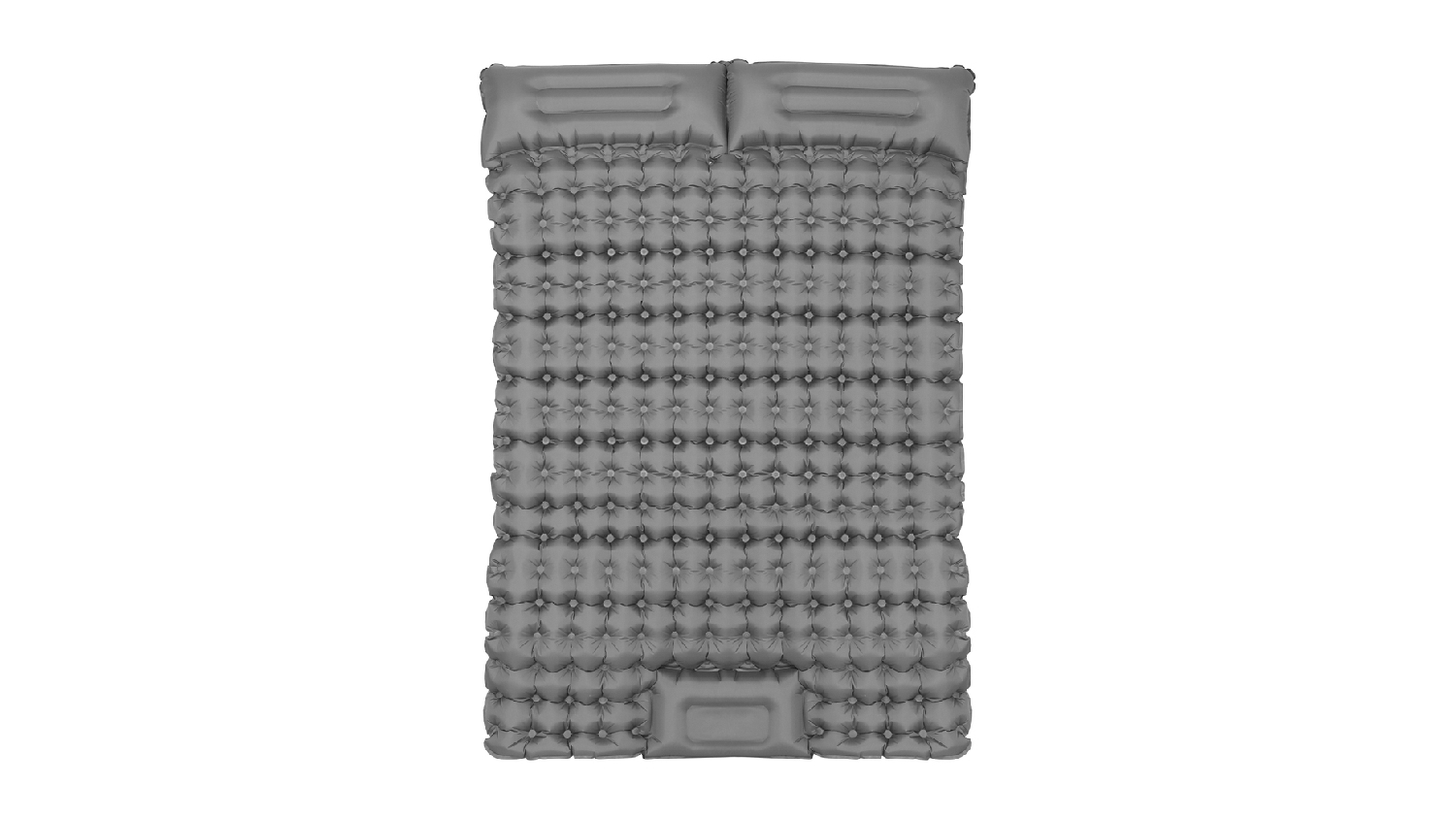 Weisshorn Slip-Resistant Self-Inflating Camping Mattress Double - Grey