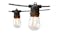 New Aim Outdoor LED S14 String Festoon Lights 59m - Warm White/White