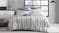 Boston White Duvet Cover Set by Logan & Mason Platinum - King