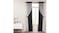 Artiss Multi-Layer Eyelet Sheer Curtains with Blackout Lining 132 x 242cm 2pcs. - Black