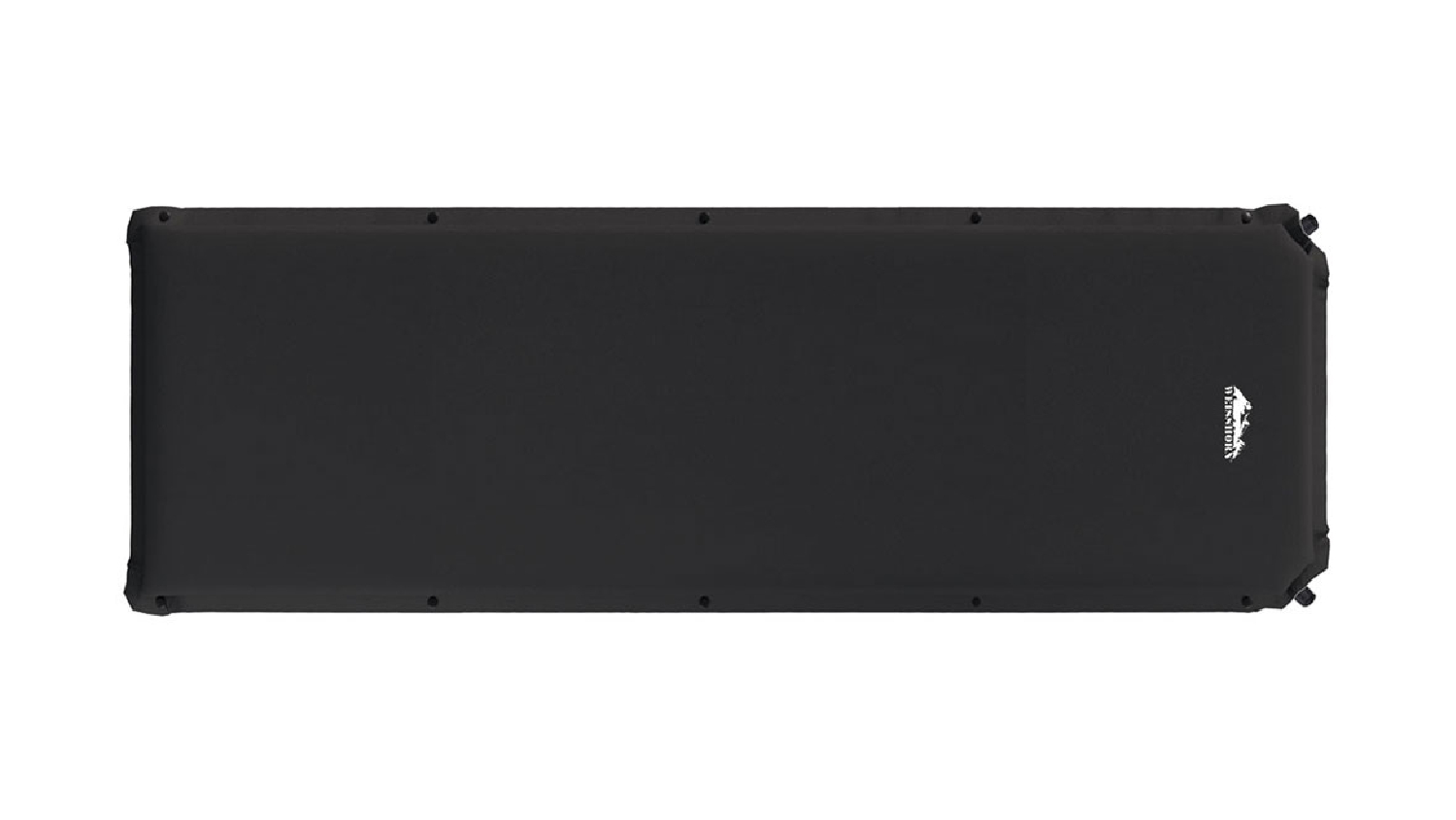 Weisshorn Slip-Resistant Self-Inflating Camping Mattress Single - Black