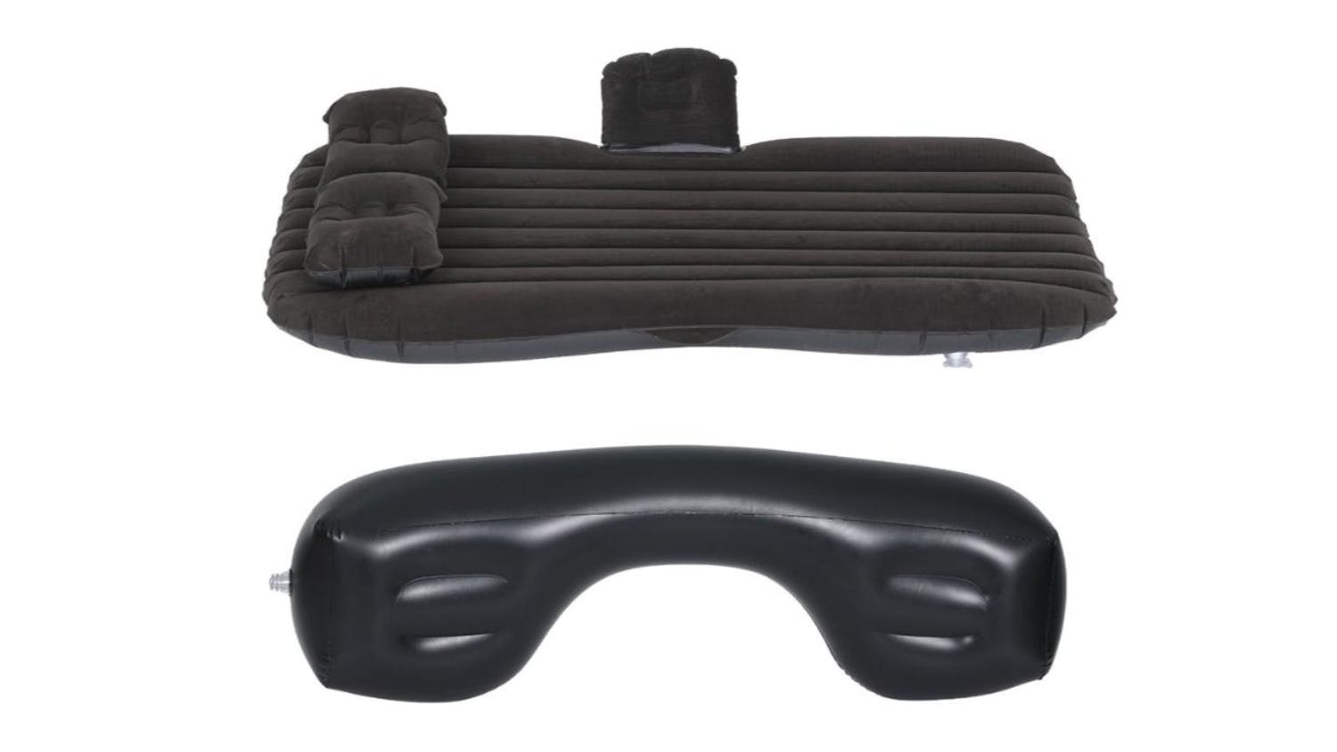 Weisshorn Inflatable Car Mattress 134 x 78cm - Black