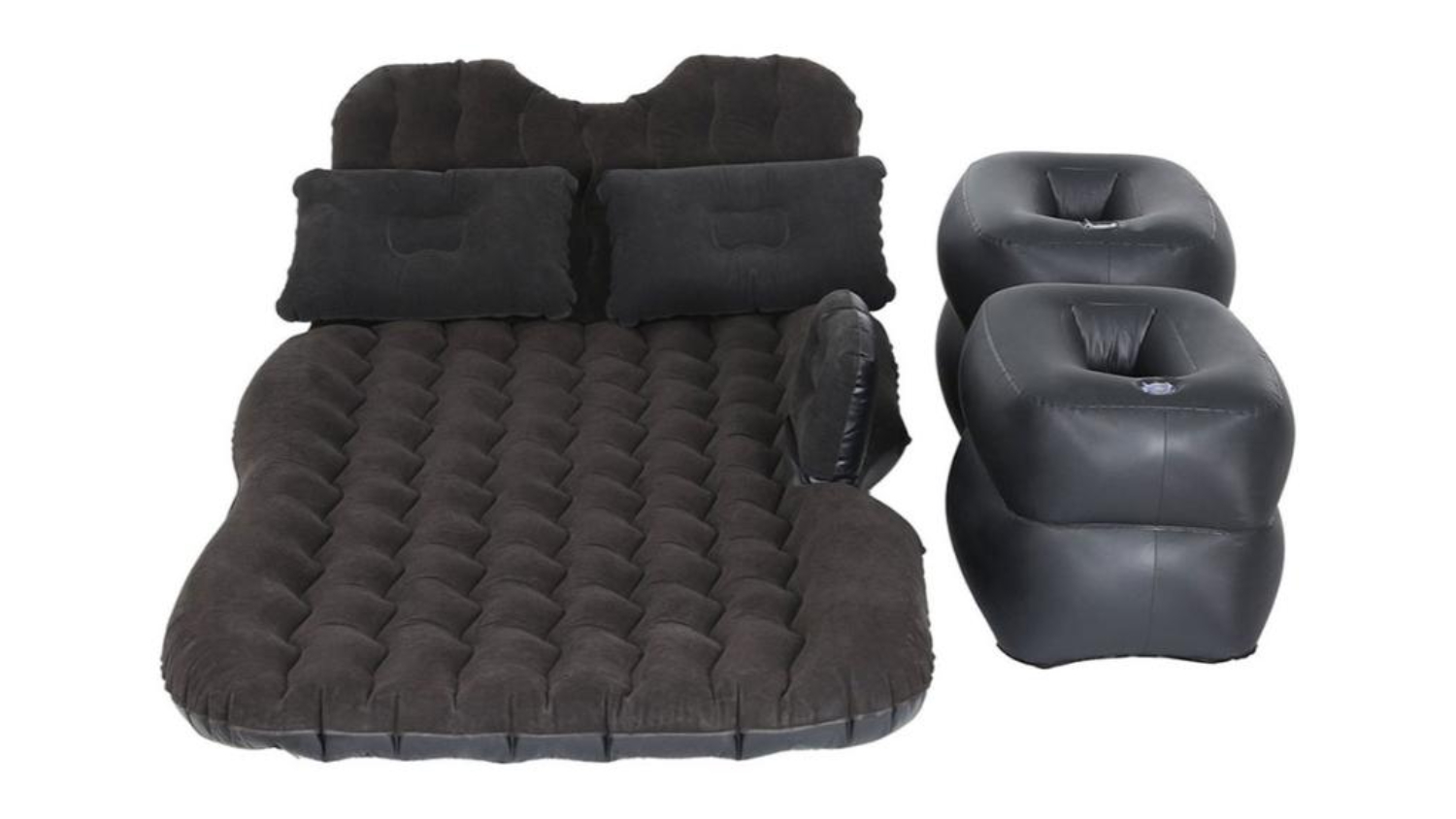 Weisshorn Inflatable Car Mattress 176 x 80cm - Charcoal