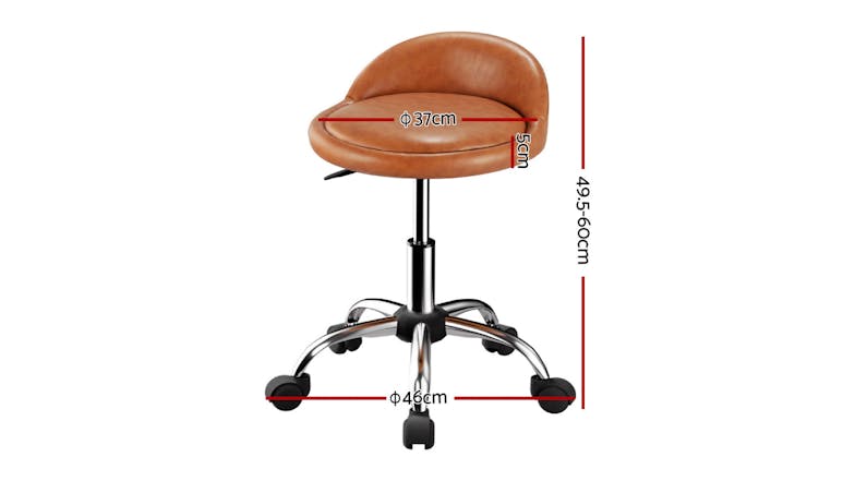 Artiss Professional Adjustable Salon Swivel Chair - Brown