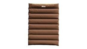 Weisshorn Foldout Zipper Sleeping Bag Double - Brown/Green