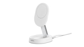 Belkin BoostCharge Pro 15W Magnetic Wireless Convertible Charging Stand with Qi2 - White