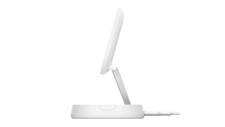 Belkin BoostCharge Pro 15W Magnetic Wireless Convertible Charging Stand with Qi2 - White