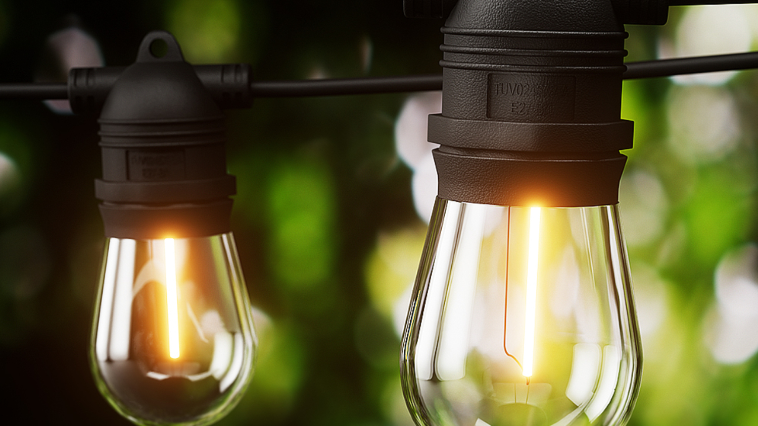 New Aim Outdoor LED String Fairy Festoon Lights 77m