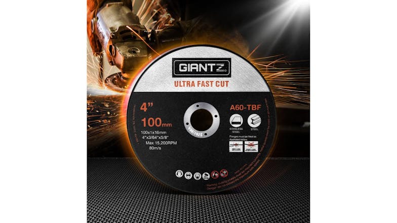 Giantz Ultra Fast Metal Cutting Disks 200pcs. - 100mm