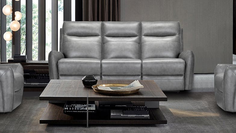 Carmine 3 Seater Leather Recliner Sofa