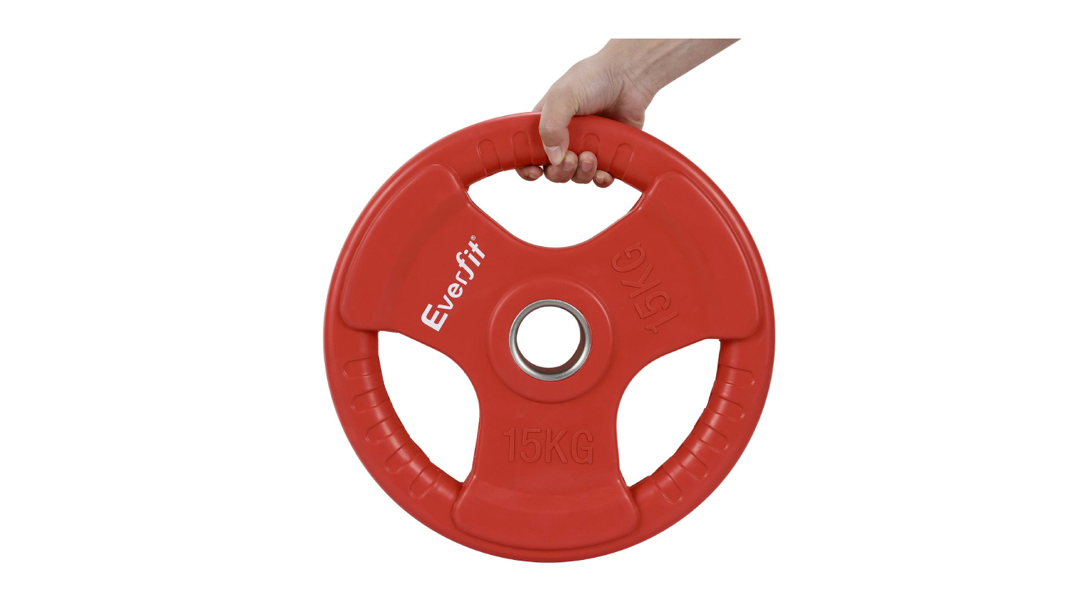 Everfit Weight Plates with Handle Spaces 15kg