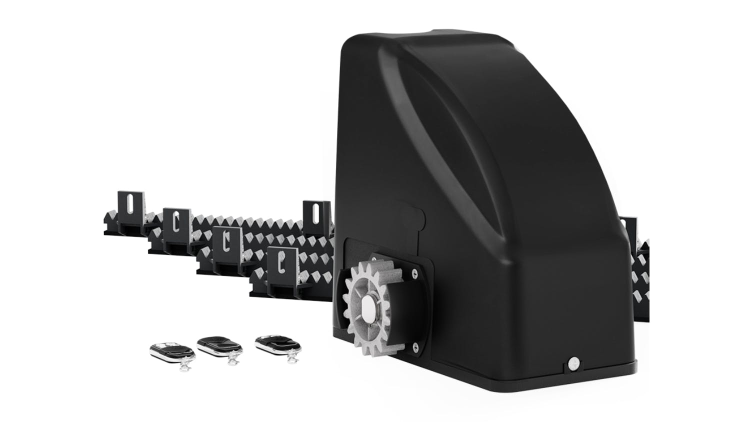 Lockmaster Electronic Sliding Gate Opener Kit with Rails 600kg 6m