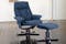 Locarno Fabric Recliner Chair and Footstool