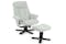 Locarno Fabric Recliner Chair and Footstool