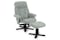 Locarno Fabric Recliner Chair and Footstool