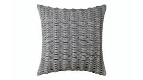 Loxton Square Cushion by Private Collection - Silver