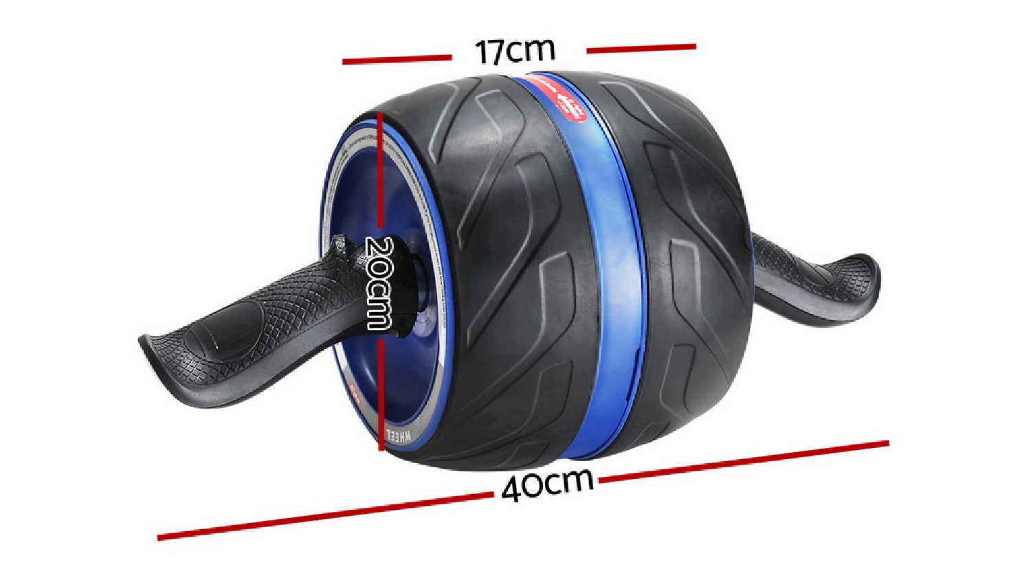 Everfit Carver Ab Roller Wheel - Blue