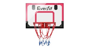 Everfit Mini Basketball Hoop with Backboard 58.5cm - Red/Black