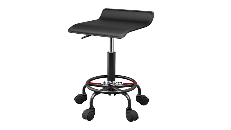 Artiss Square Professional Adjustable Salon Swivel Chair - Black