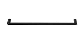 Devanti Single Rung Towel Rail 600mm - Matte Black