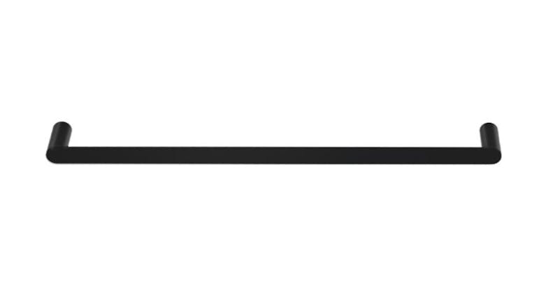 Devanti Single Rung Towel Rail 600mm - Matte Black