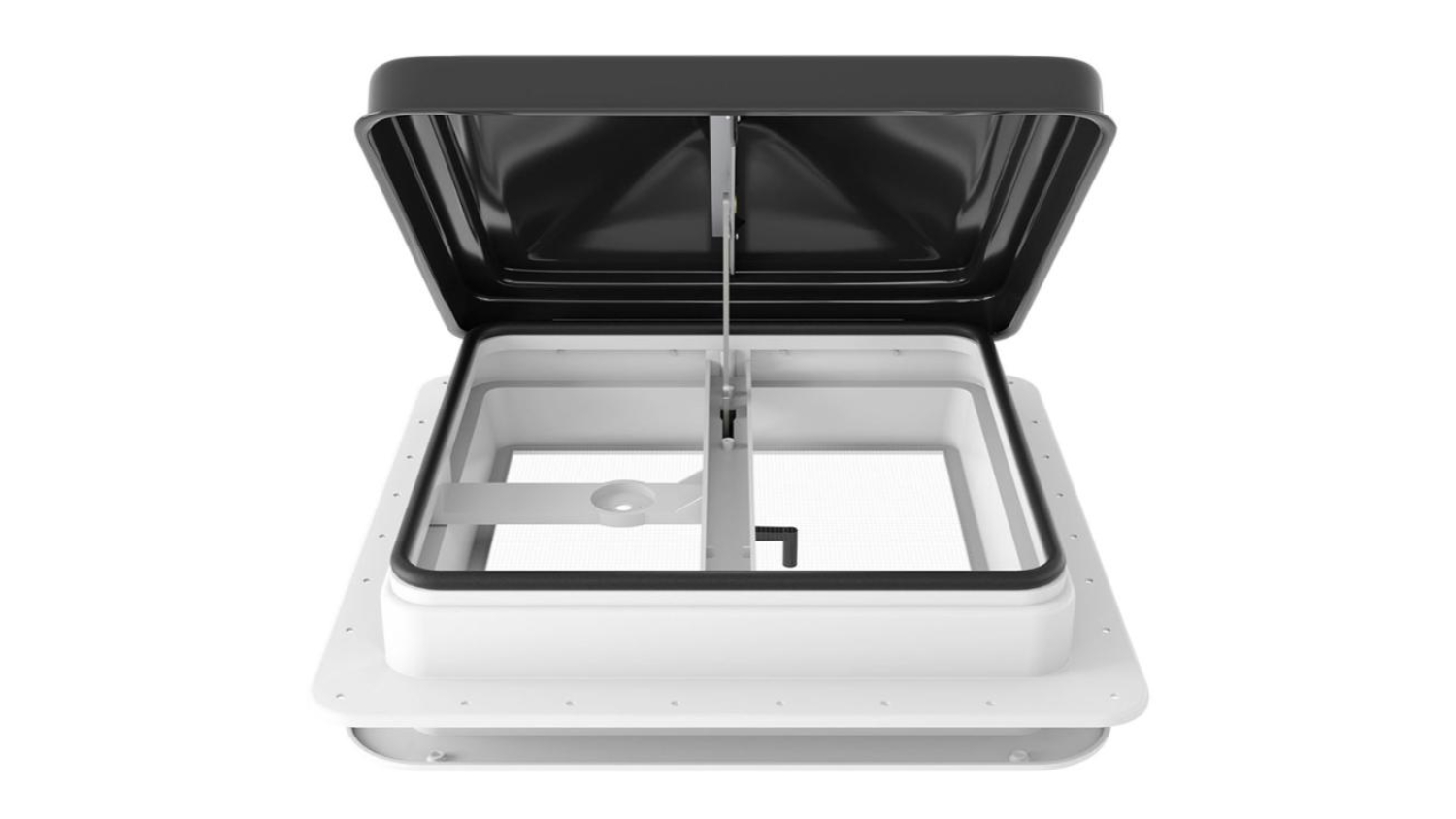 Giantz Adjustable Caravan Roof Ventilation Hatch with Mesh Guard 40.5 x 40.5 x 13.5cm - Black