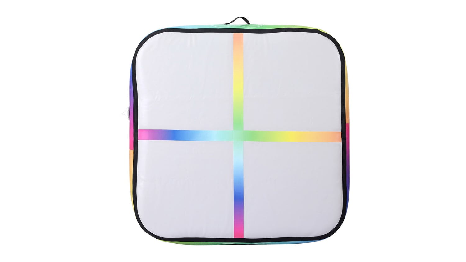 Everfit Inflatable Square Air Track Mat 1m x 1m - Colourful