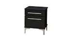 Aza King 3 Piece Bedside Bedroom Suite - Black 480W