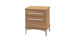 Aza Queen 3 Piece Bedside Bedroom Suite - Oak 600W