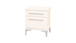 Aza King Single 2 Piece Bedside Bedroom Suite - White 480W