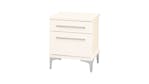 Aza King 3 Piece Bedside Bedroom Suite - White 600W