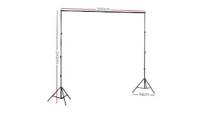 New Aim Photography Backdrop Tapestry Frame 2.5 x 3m with Carry Bag